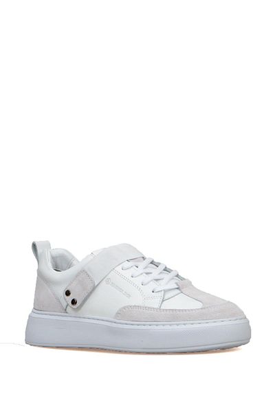 Hammer Jack Bonde Genuine Leather White Women's Sports Shoes
