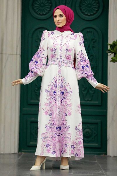WellWay Rochie Atlas Fabric (CUREA ESTE INCLUSĂ)-liliac Nhn97