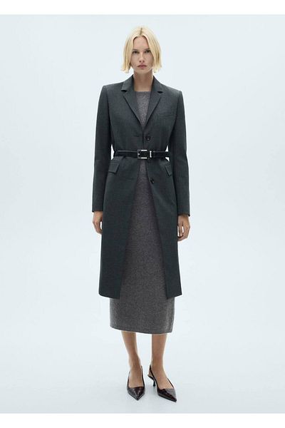 MANGO Woman Knitted Midi Dress