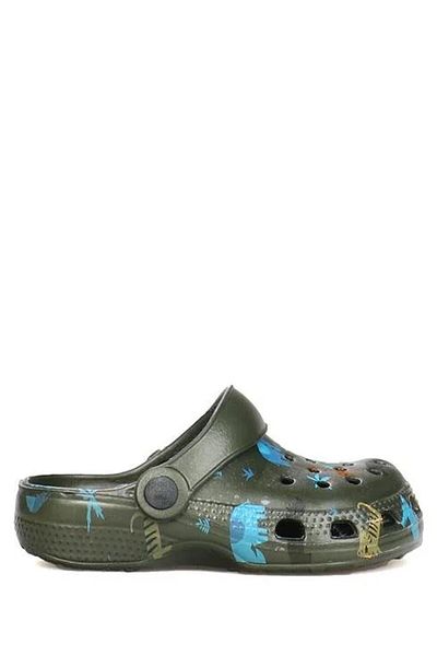 Hammer Jack Banna Patterned Khaki Children's Slippers / Sandals