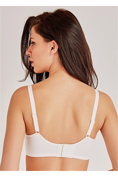 Magic Form 6297 Lace Hollow Gatherer Bra - Ecru