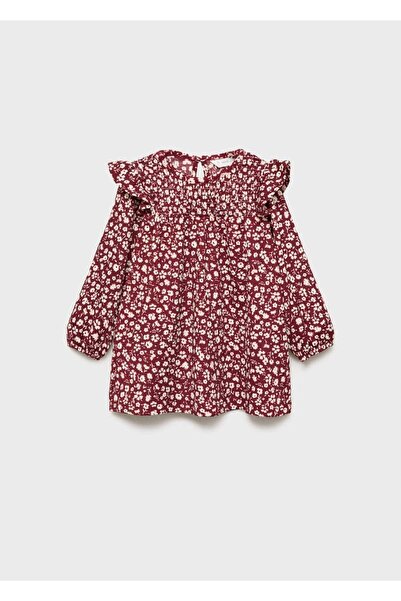 MANGO Baby Elbise Bordo