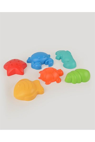 lets be child Lc Toy Sea Animals Sand Mold - Pack of 6