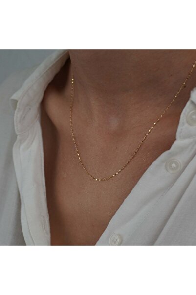 İzgi Kuyumculuk İnce Aynalı Zincir