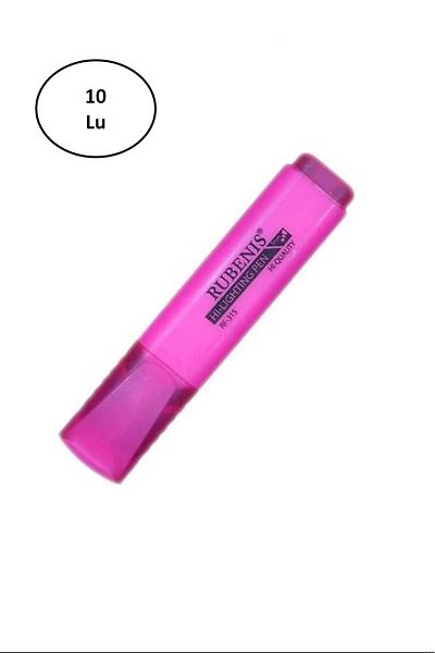 Rubenis Highlighter R Ubenis m 315 Pink 10 Pcs