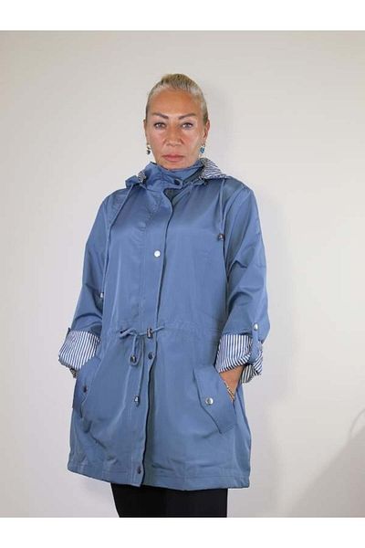 Xexese Hooded Seasonal Waterproof Trench Coat