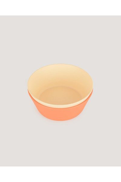 lets be child Round Baby Food Plate Set of 2 Peach - Vanillia