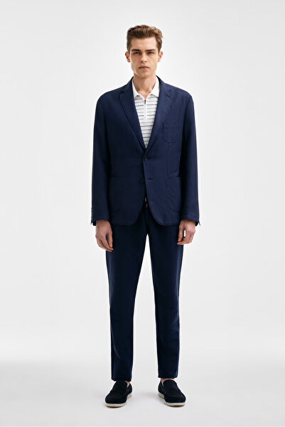 W Collection LACİVERT DÜĞMELİ CEKET