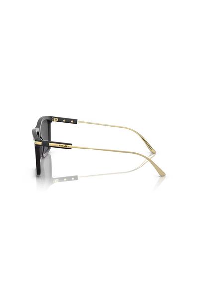 Prada Man Rectangle Sunglasses- Pr 01zs - Lense Size:58mm - Matte Black