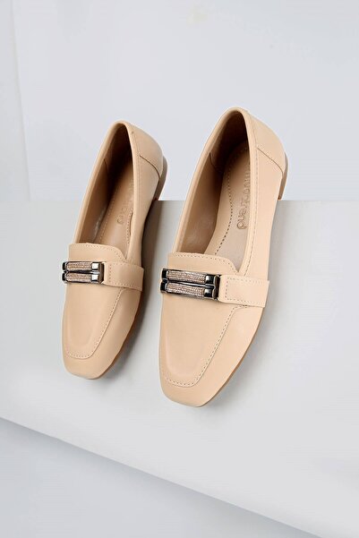 Ccway Žene Sa kamenčićima Baletanke Gola koža