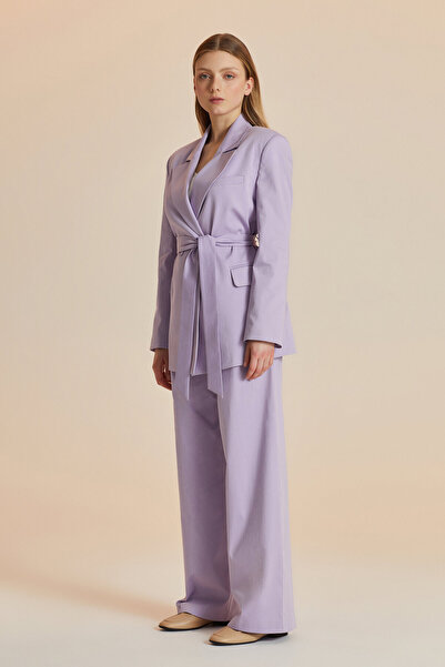 W Collection LİLA GENİŞ PAÇA PANTOLON
