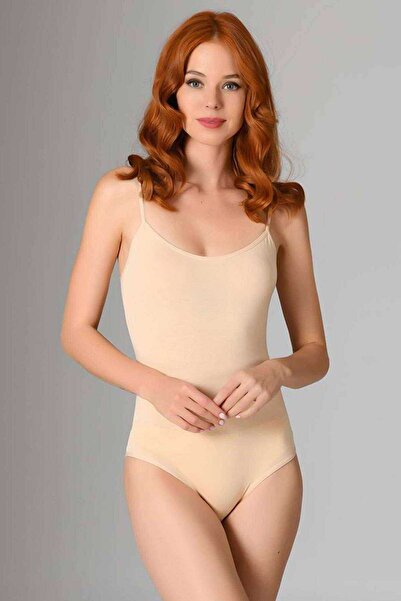 FrereConception Women's Snap-On Bodysuit Skin with 3 String Straps