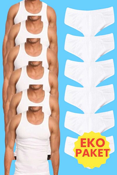 Tezzgelsin Ανδρικό Σετ Βαμβακερό 6 εσώρουχα 6 εσώρουχα