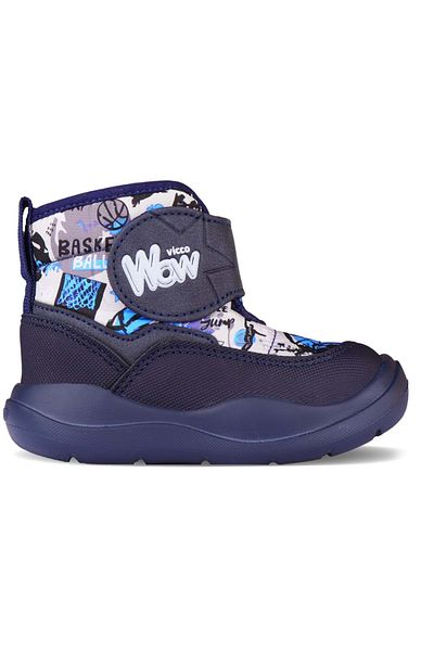 Kids Club Shoes Cizme de zăpadă ortopedice Vicco Santo pentru copii ALBASTRU ÎNCHIS