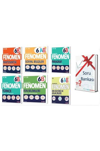 Fenomen Yayıncılık Fenomen 6. Sınıf (B) Mat Fen Türkçe Sosyal Din Kültürü Par...