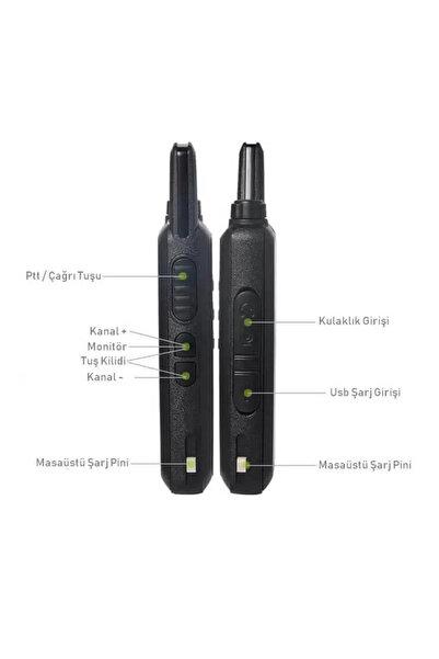 Mars Çaycı Kahveci Telsizi Kulaklık Dahil Set