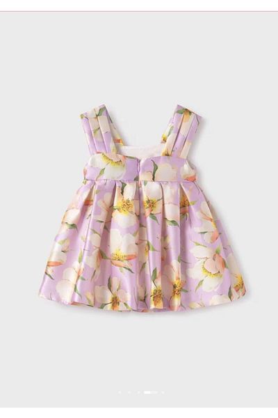 Abel & Lula Abel&Lula Baby Girl Mikado Printed Dress - 5016