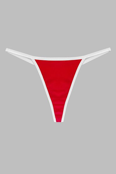 Yohannes Club Women's 3-Piece Brazilian String Set - T-Thong and Thong, Lilac, Navy, Red
