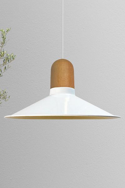 Bamyum Living Room Metal Chandelier Wooden Head Kitchen Living Room Cafe Office Single Pendant Lamp Decorative Lighting