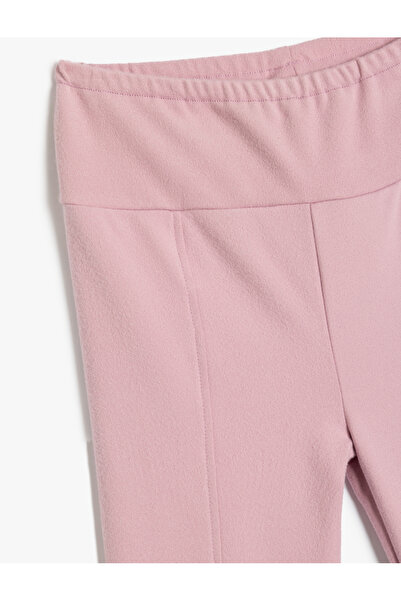 Koton Flared Leg Trousers with Elastic Waist