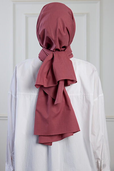 PURESCARFS Pure Pamuk Şal Gül Kurusu