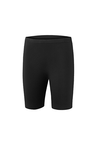 YILDIZ 3602 Siyah Likralı Kız Çocuk Diz Üstü Kısa Tayt