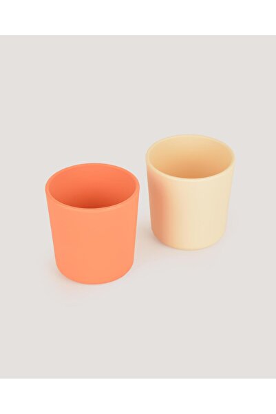 LETS BE CHILD Set of 2 Cups for Mini Doll - Peach Vanillia