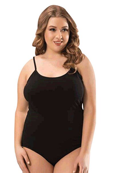 FrereConception Battal Size Rope Strap Women's Snap Body Black