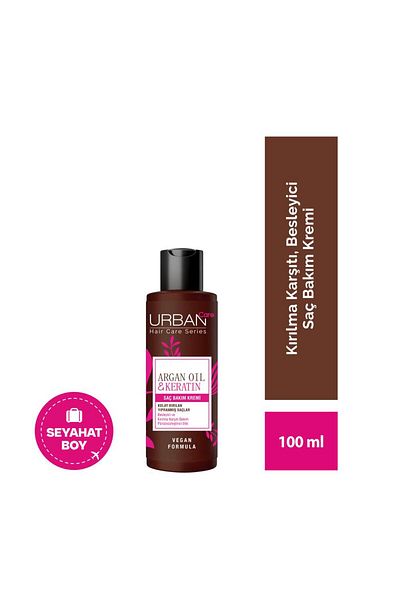 Urban Care Argan Oil and Keratin - Easy Break Weathered Hair Conditioner -Vegan-100Ml