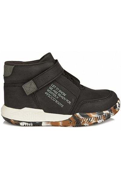 Kids Club Shoes Vicco Dallas - Ортопедични черни детски ботуши