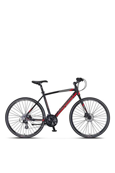 Mosso LEGARDA-2324-MDM-H ERKEK ŞEHİR BİSİKLETİ 410H HD 28 JANT 24 VİTES SİYAH KIRMIZI