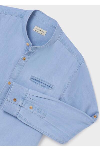 MAYORAL αγόρι καλοκαιρινό τζιν πουκάμισο 6118