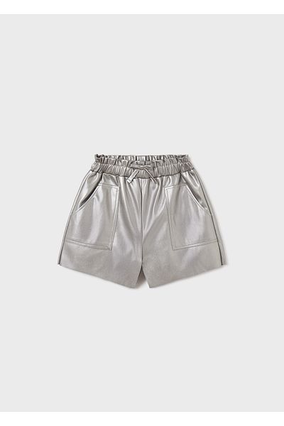MAYORAL pantaloni scurți din piele artificială pentru fete 7206