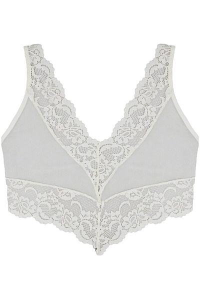 Magic Form 1570 Δαντελένιο σουτιέν Bralette με επένδυση - Εκρού