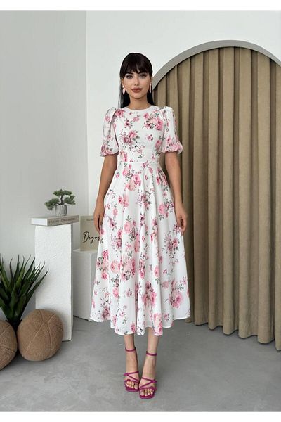 conconmoda Viki Midi Φόρεμα - Floral Pattern