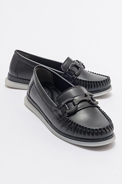 Ccway Ženske neklizajuće Baletanke CRNE KOŽE