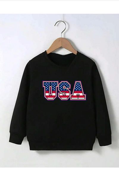 Pelna Children's Trend Model Printed Cotton Sweatshirt