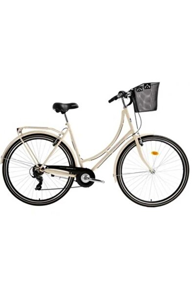 Bisan BİSAN PARADISE S KADIN ŞEHİR BİSİKLETİ 56CM V 28 JANT 7 VİTES KREM SİYAH