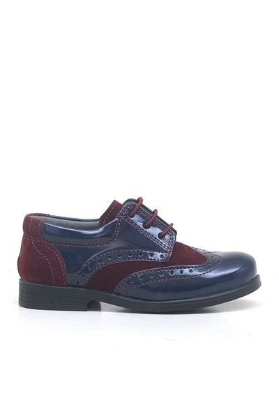 Rakerplus Titan Patent Leather Laced Classic Baby Boy Evening Dress Shoes