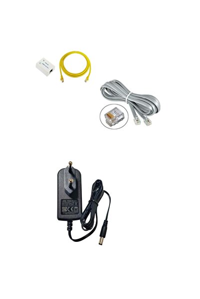 ZTE H168a-h168n Vdsl2/modem Roter Adaptörü 12 V 1.5 A Kalın Uçlu