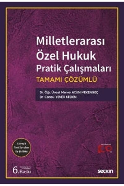Seçkin Yayıncılık Milletlerarası Özel Hukuk Pratik Çalışmaları