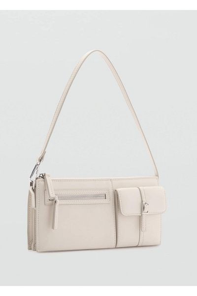 MANGO Woman Umhängetasche mit Taschen
