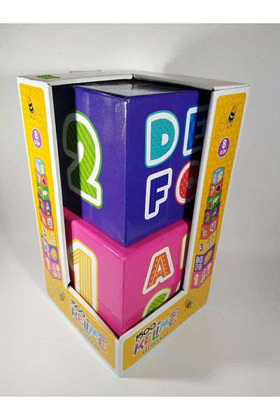 ADEL OYUNCAK 1500 Words Educational Tower 8 Cubes2013000576000