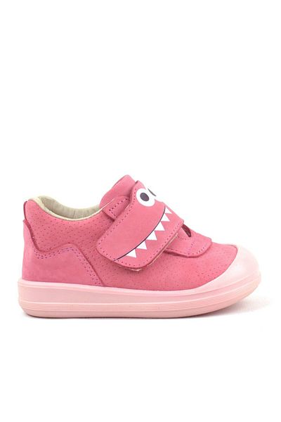 Rakerplus Dino Genuine Leather Pink High Top Baby Shoes