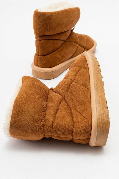 Ccway Αντιολισθητική σόλα Γυναικείες μπότες χιονιού TAB SUEDE