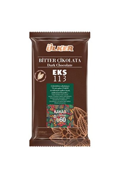 Ülker Bitter Kuvertür Çikolata %60 Eks 113 2,5 kg