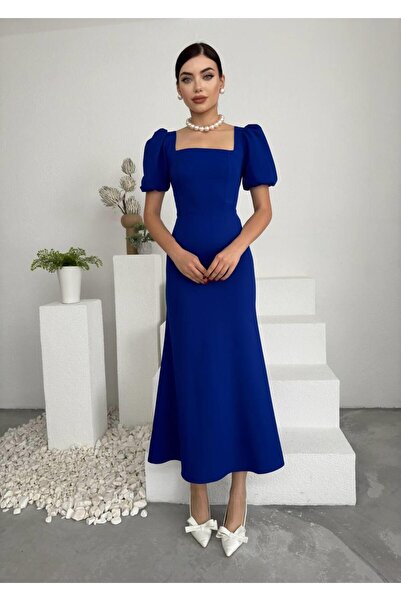 conconmoda Long Balloon Sleeve Maya Dress