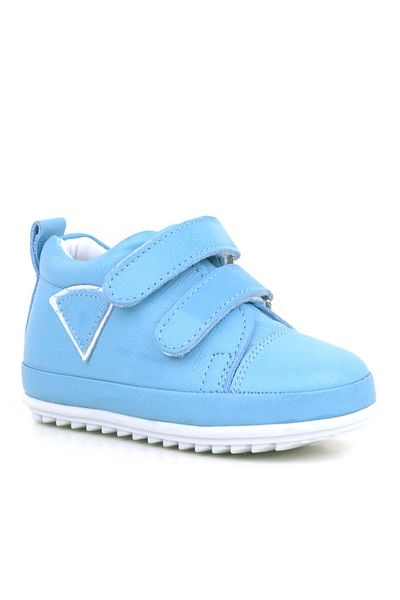 Rakerplus Scrat Genuine Leather Blue White First Step Shoes