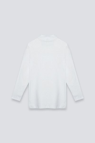 praye Long Sleeve Bodysuit White
