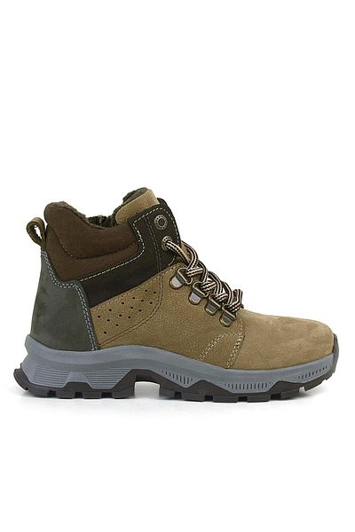 Rakerplus Παιδικές μπότες Trekking με φερμουάρ από γνήσιο δέρμα